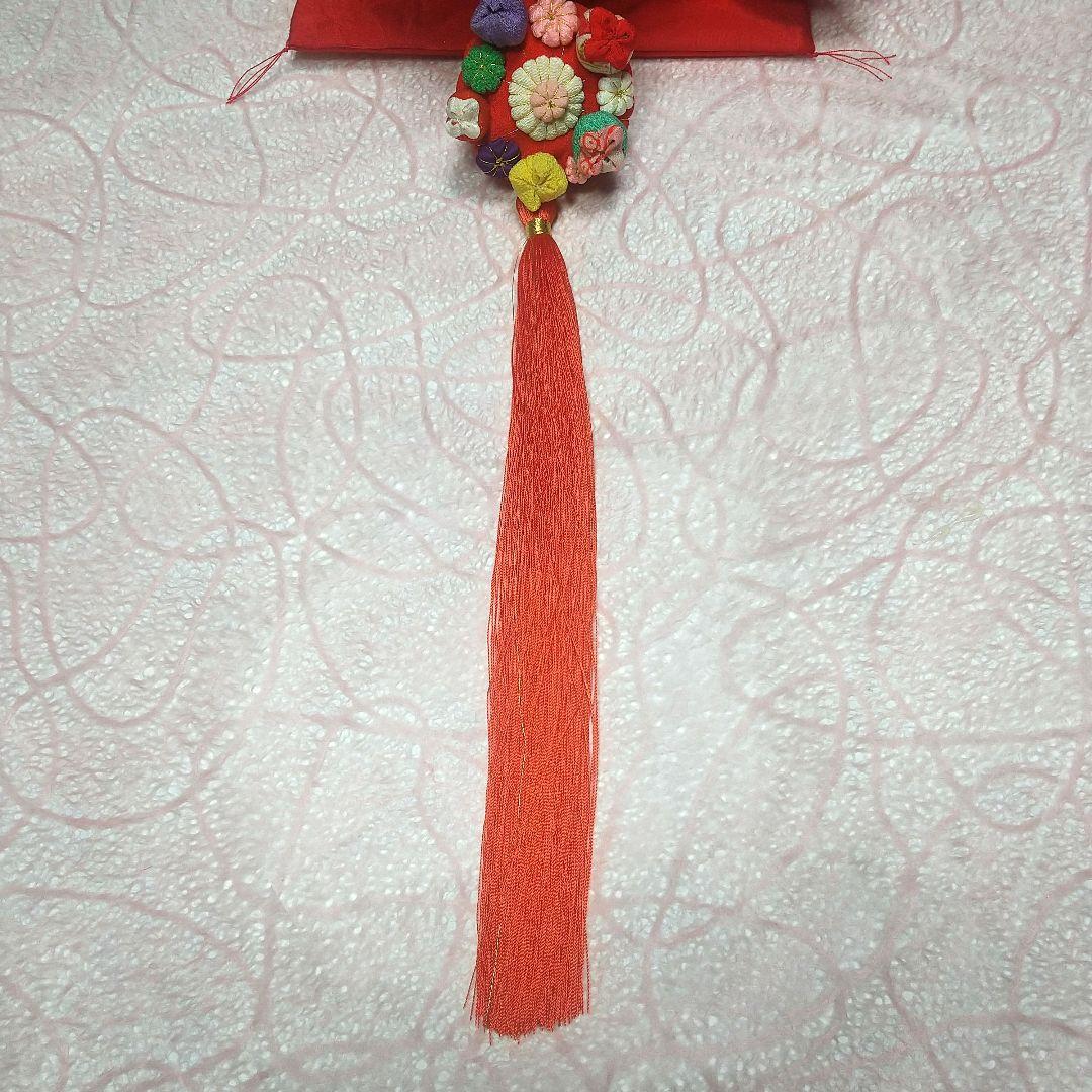 ちえみ様 リクエスト品 ちりめん細工 鯉と童 (赤)