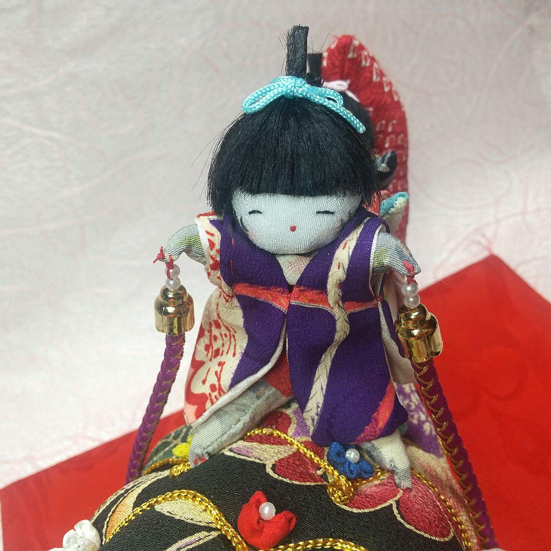 ちえみ様 リクエスト品 ちりめん細工 鯉と童 (赤)