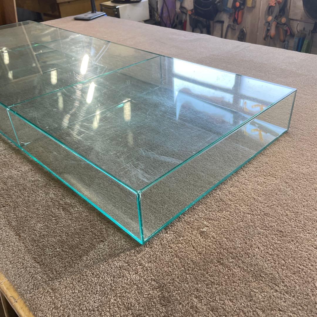 特注 透明アクリル 天板 台 店舗什器 ディスプレイ 展示台 120cm A
