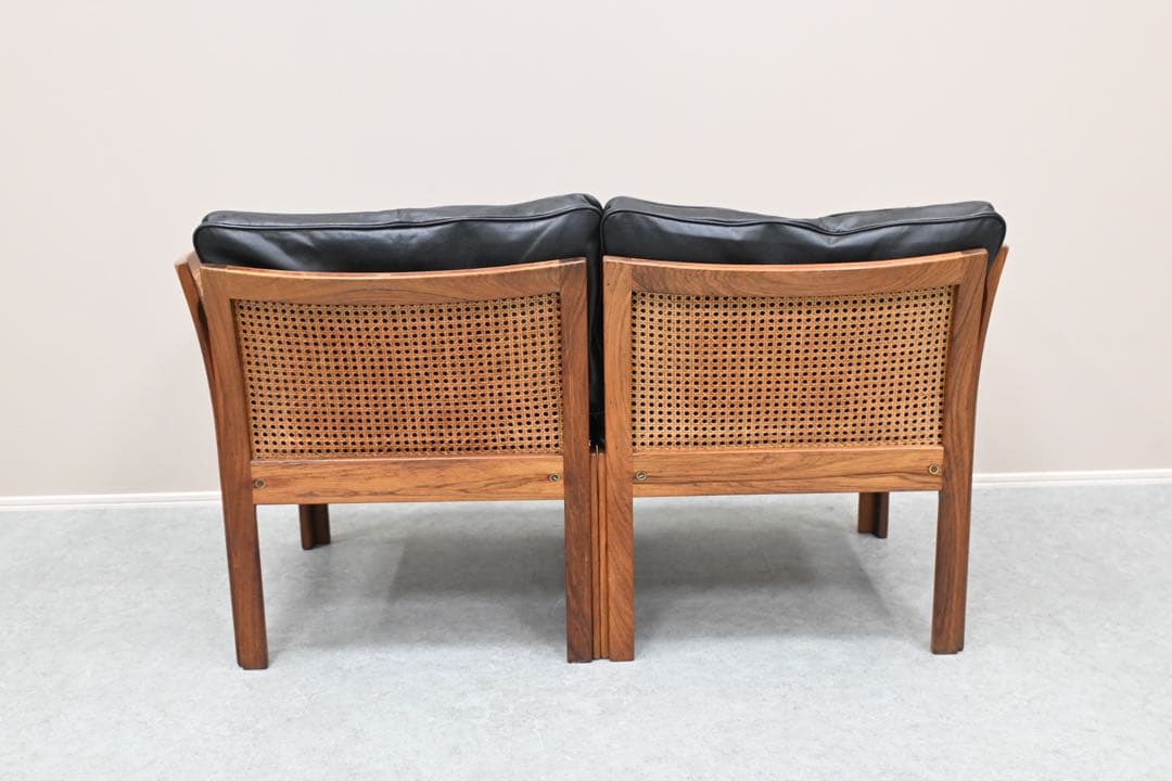 【希少品】C.F.C Silkeborg社製 プレクサスチェア 籐張ローズウッド