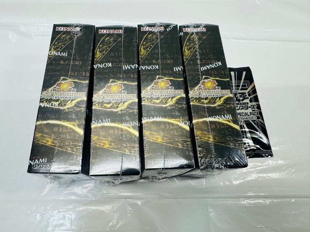 遊戯王OCG LIMIT OVER COLLECTION 4BOX シュリンク付
