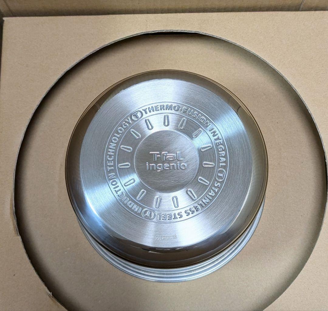 新品　ティファール 　16,20cmソースパン、ガラス蓋、シールリッドのセット