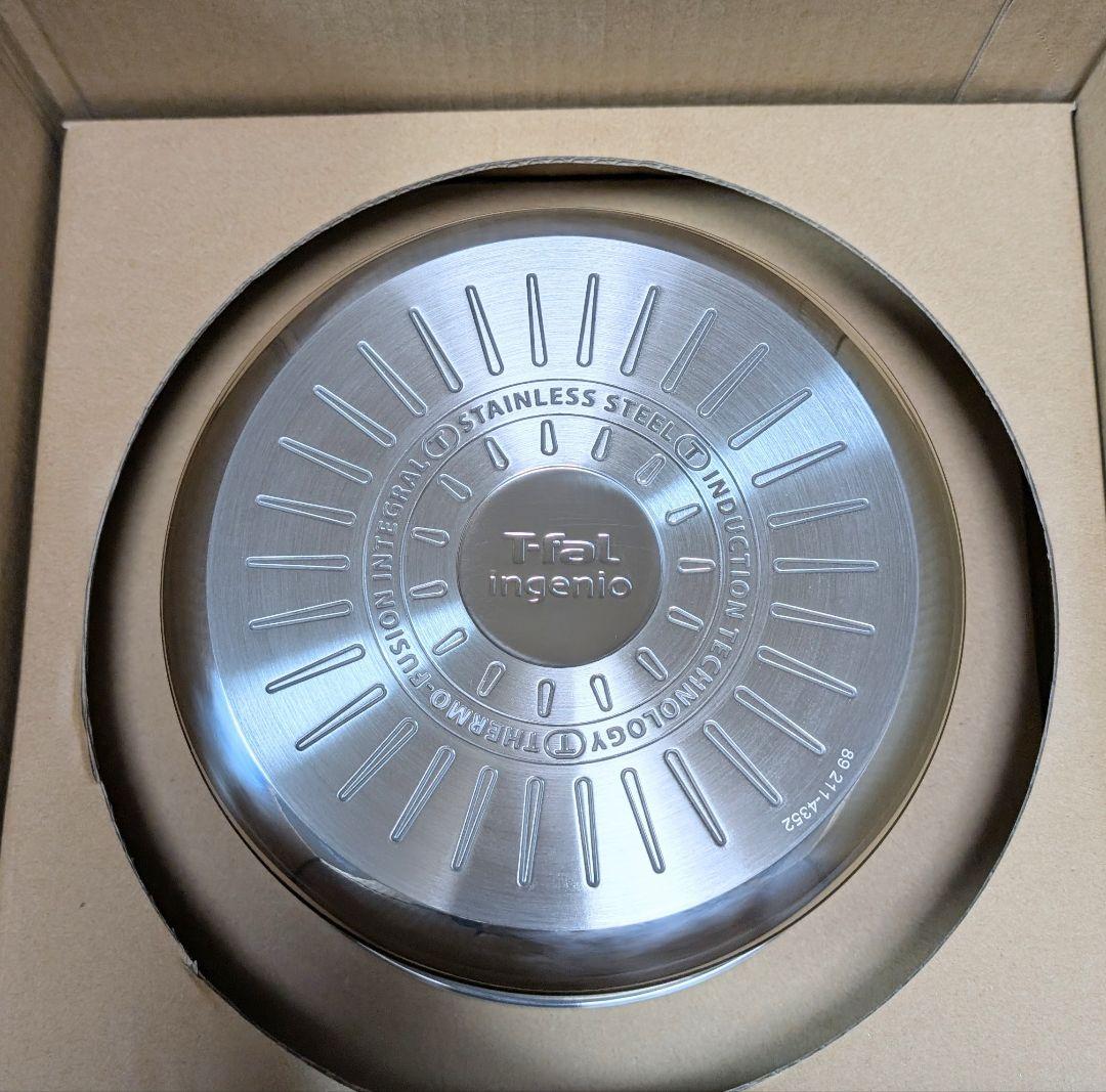 新品　ティファール 　16,20cmソースパン、ガラス蓋、シールリッドのセット