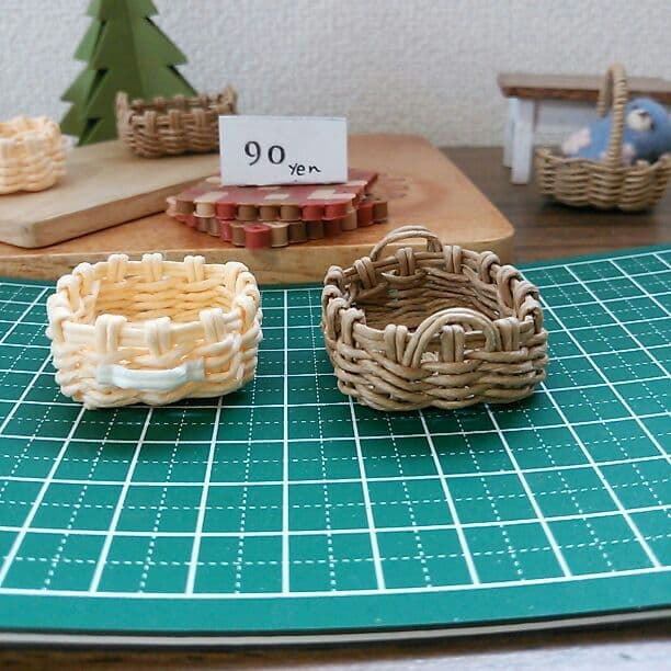 四角いかご小サイズ@90円