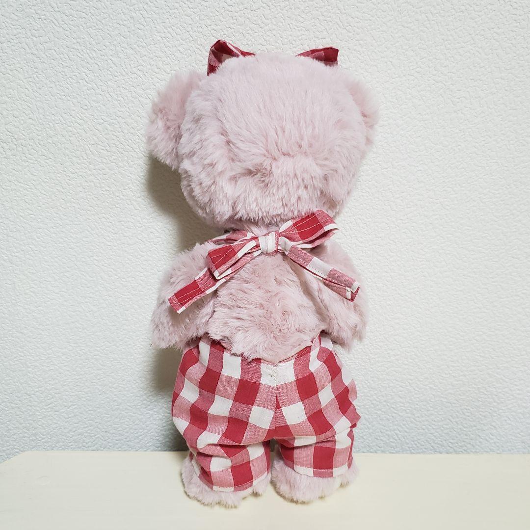 No.719　テディベア(M)BD2026.4.6 ピンク×サロペット