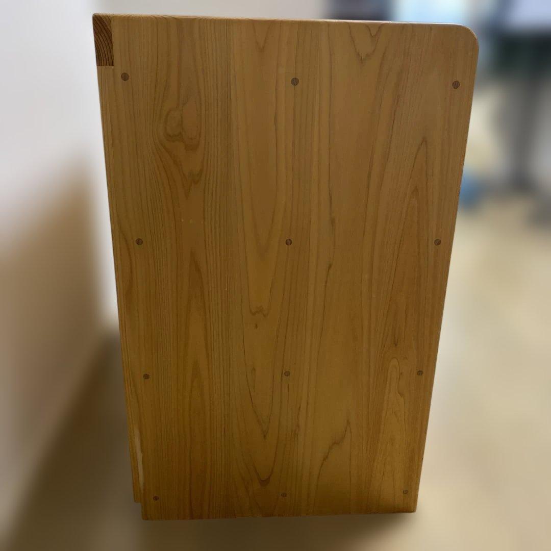 なかよしライブラリー　天然木の収納棚