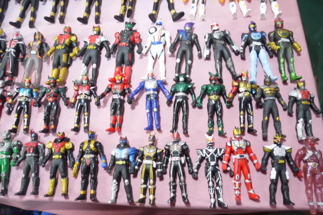 仮面ライダー　ミニソフビ　107体
