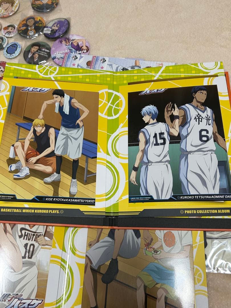 黒子のバスケ　フィギュア　缶バッジ　ラバスト　アニメグッズまとめ売り約100点