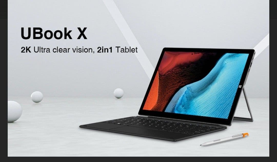 CHUWI UBook X WindowsタブレットPC脱着式キーボード付