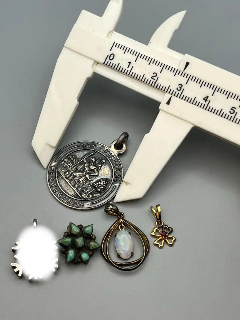 【海】銀製　ペンダントトップ　4点セット　ビンテージ