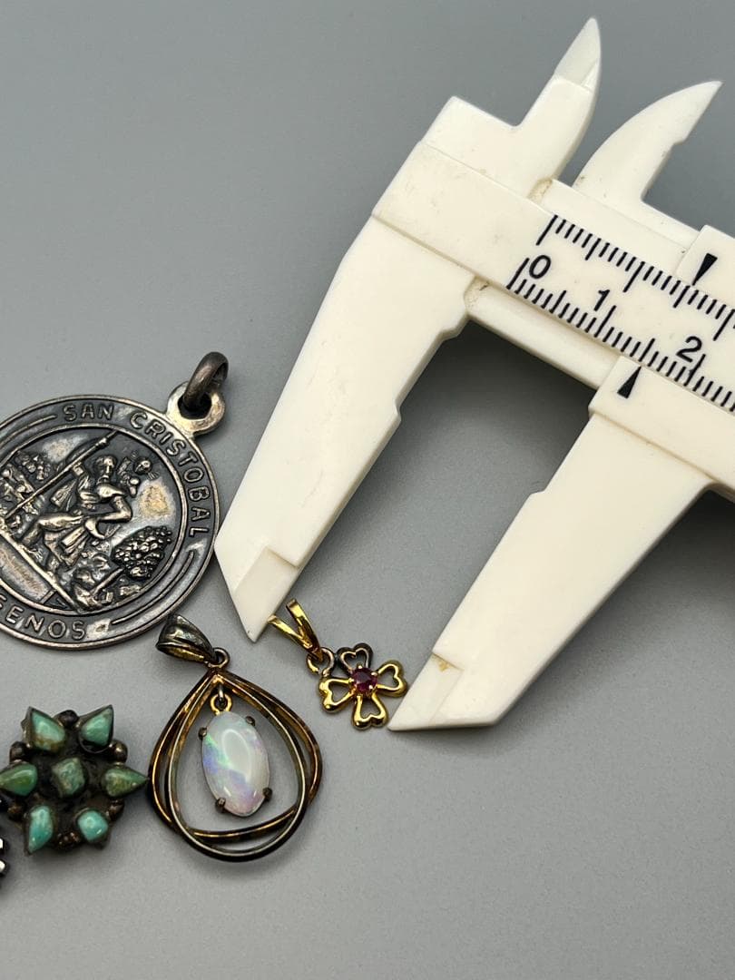 【海】銀製　ペンダントトップ　4点セット　ビンテージ