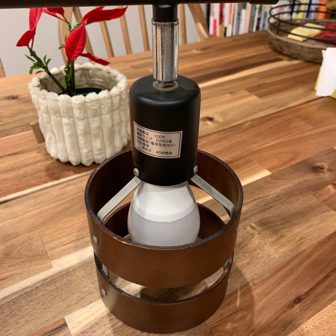 価格変更【送料込み・電球付き】モダン4灯シーリングライト ブラウン　ニトリ