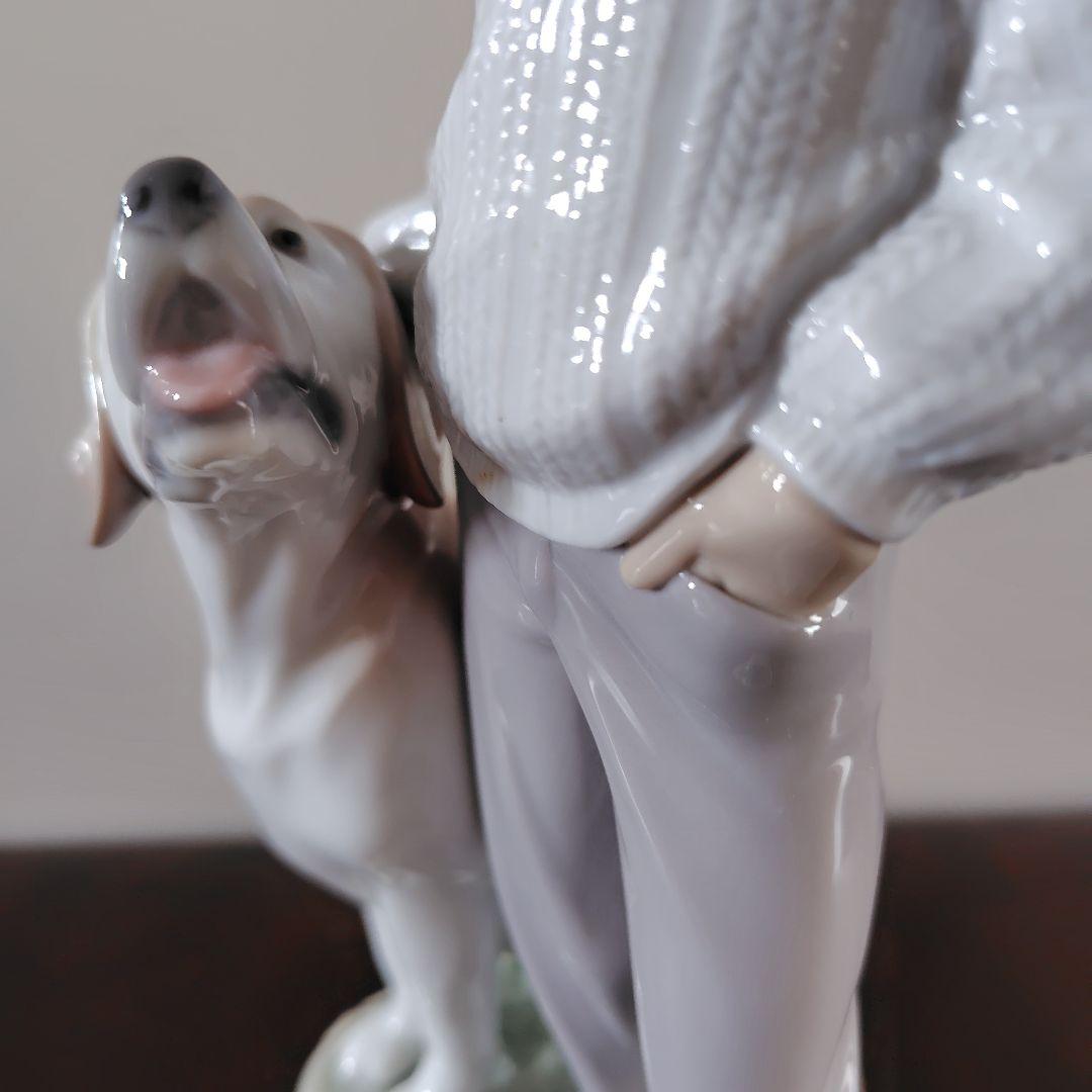 リヤドロ 僕の親友 ラブラドール レトリバー 犬 置物