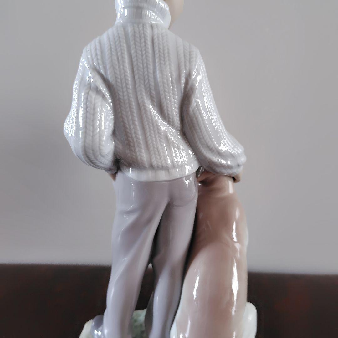 リヤドロ 僕の親友 ラブラドール レトリバー 犬 置物