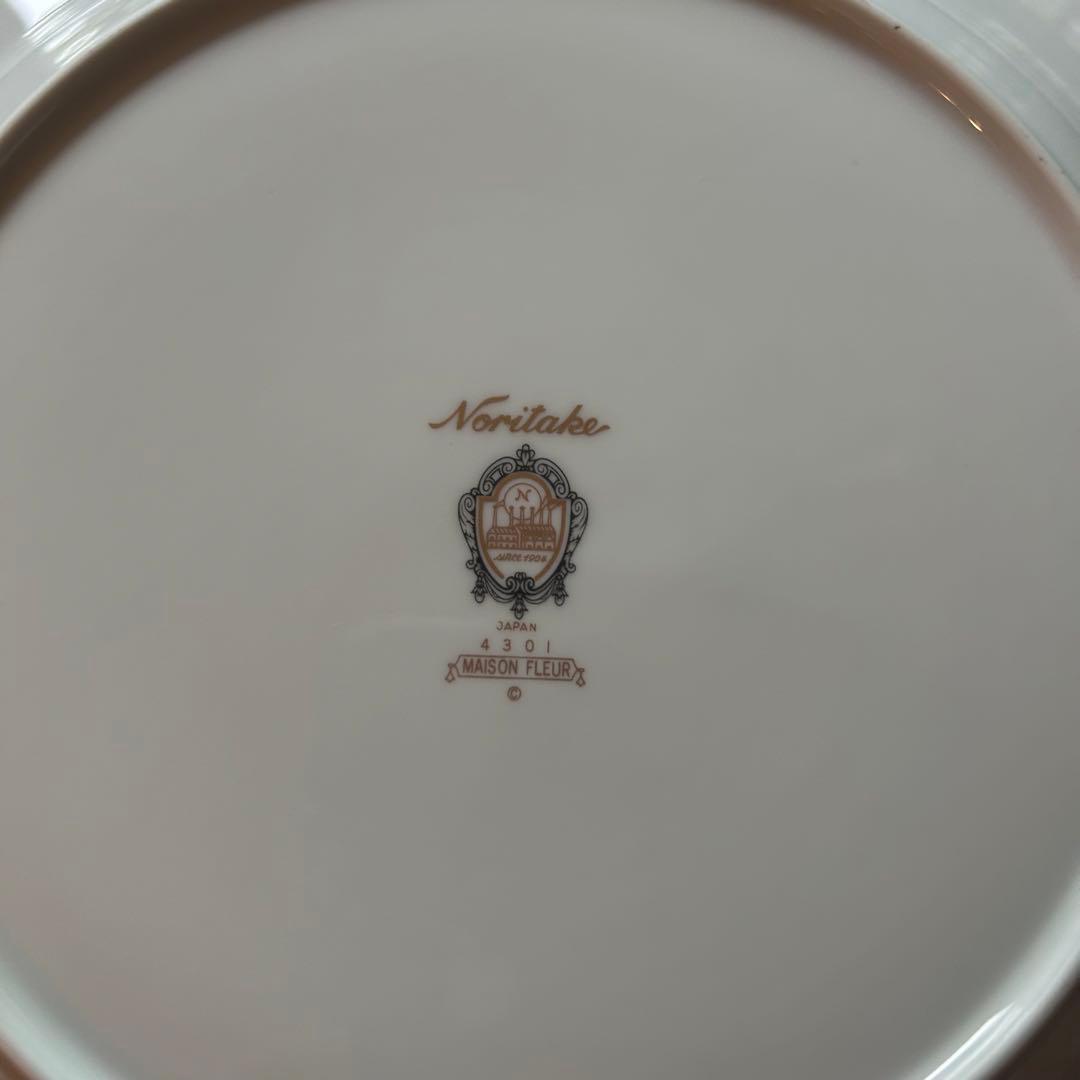 希少！ノリタケ ダイヤモンドコレクション メゾンフルール ディナープレート2枚