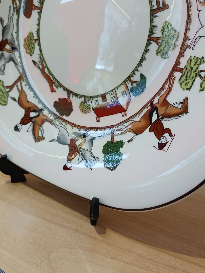 【未使用】 ハンティングシーン 皿