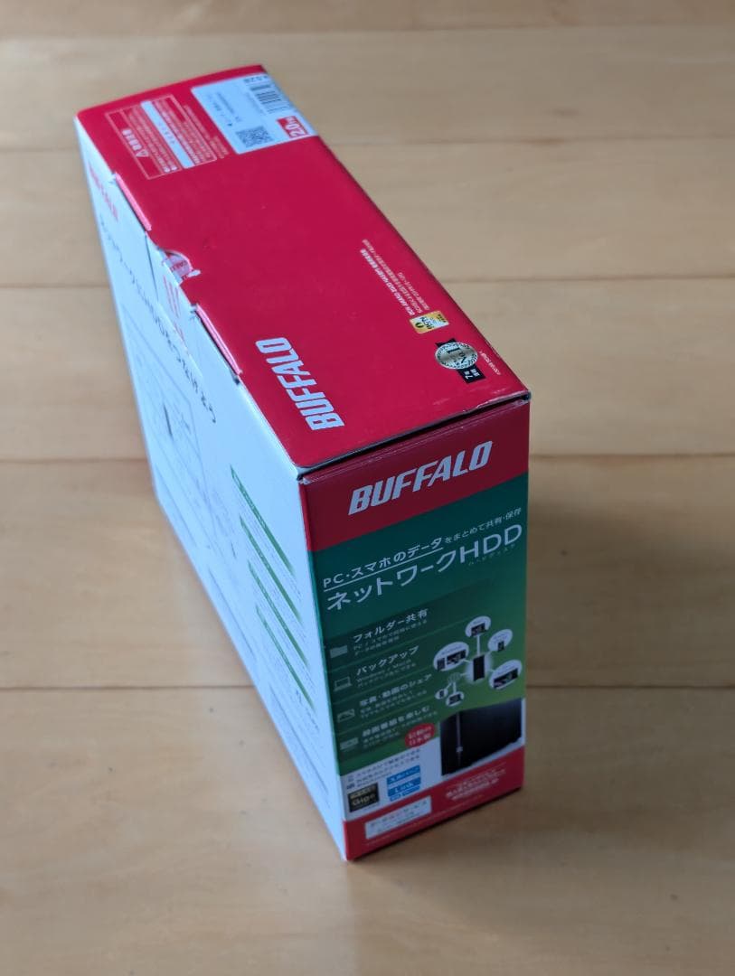 BUFFALO LinkStation NAS LS210D本体