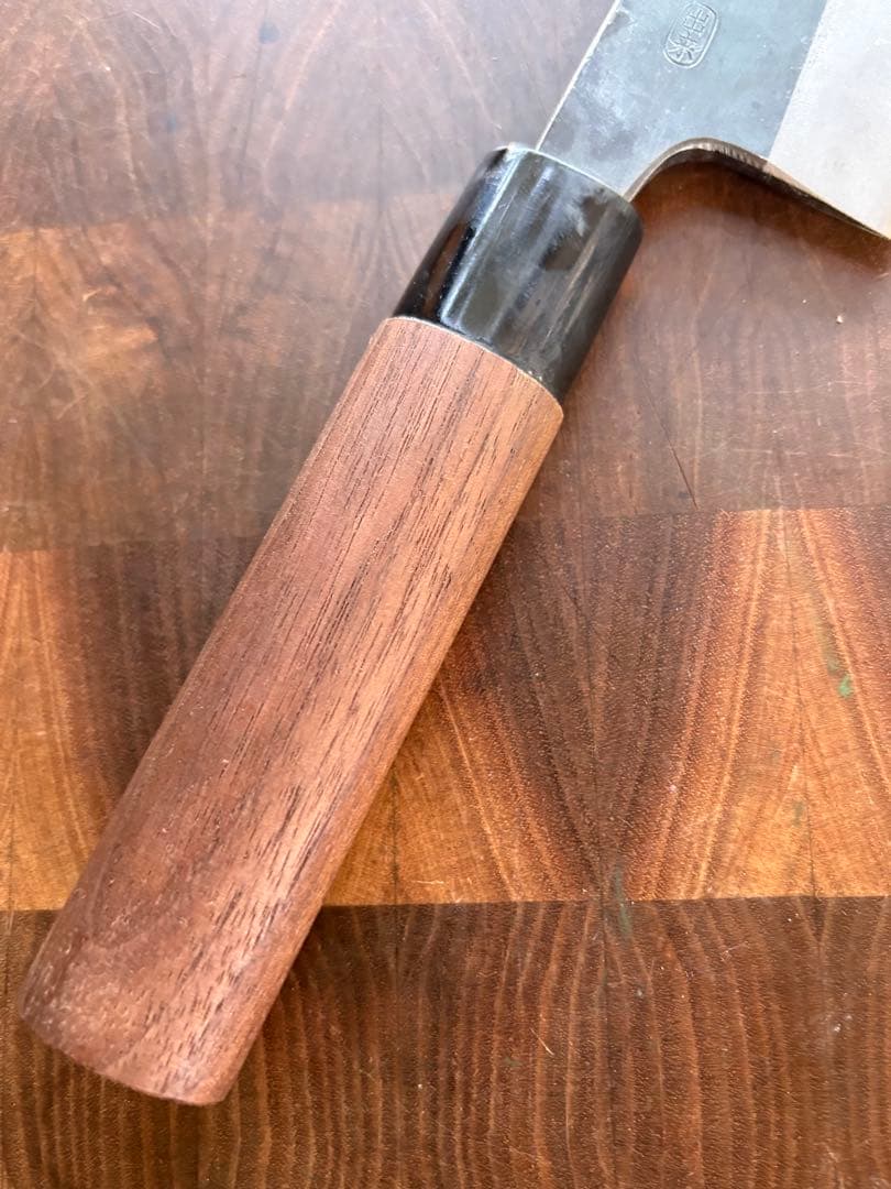 土佐打刃物　宗石　黒打　出刃　150mm 包丁　5寸　青紙　両刃　釣り