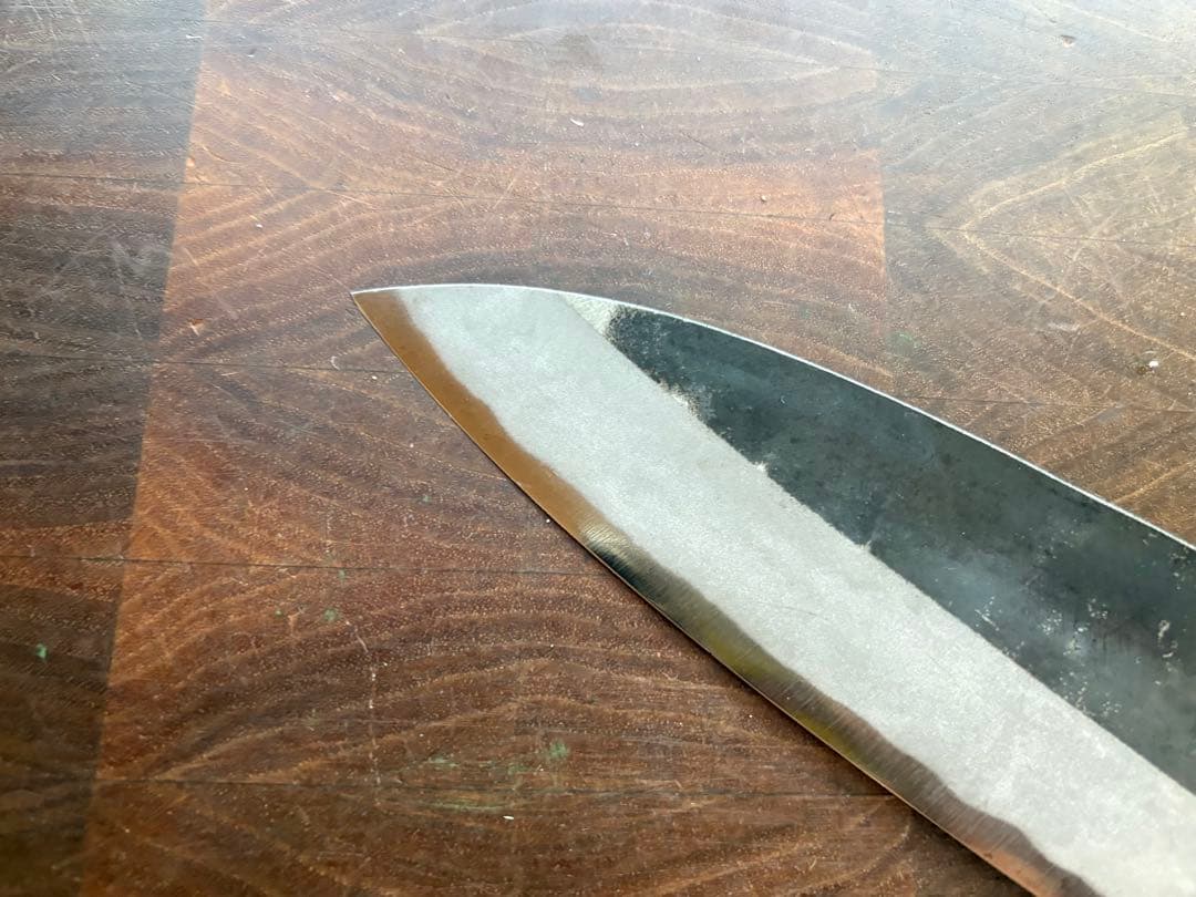 土佐打刃物　宗石　黒打　出刃　150mm 包丁　5寸　青紙　両刃　釣り