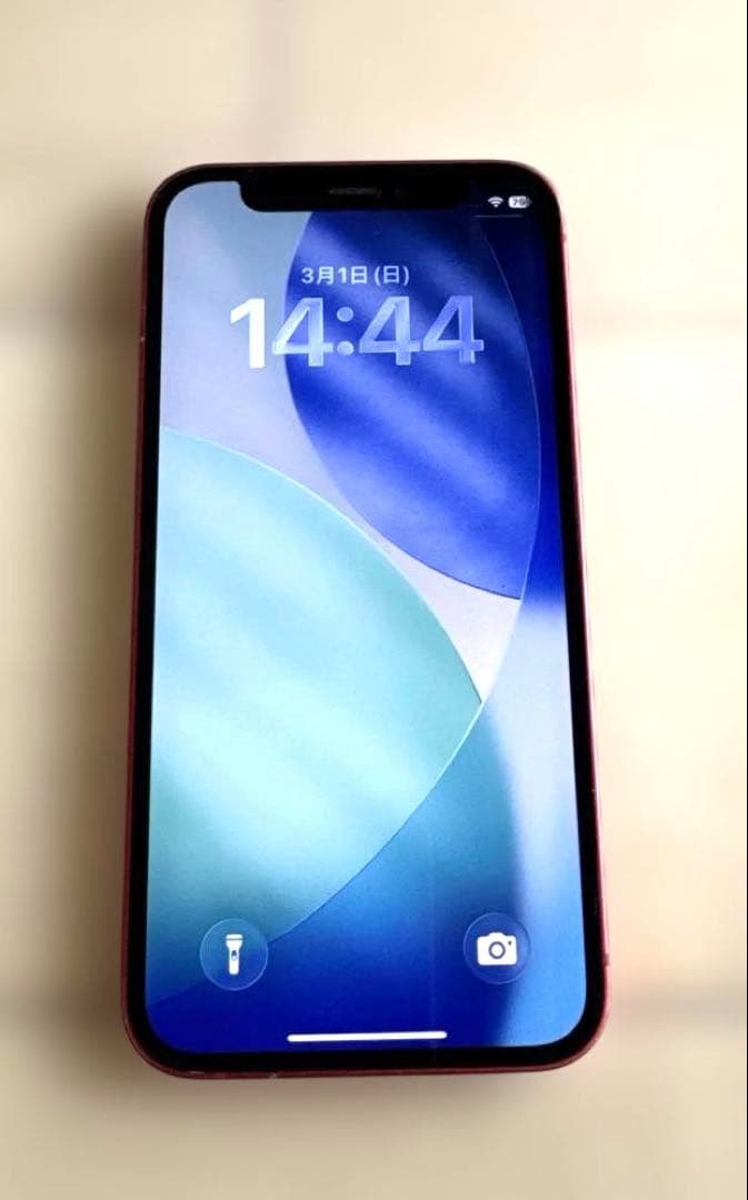 iPhone12 mini 64GB RED SIMフリー カメラ故障・ジャンク