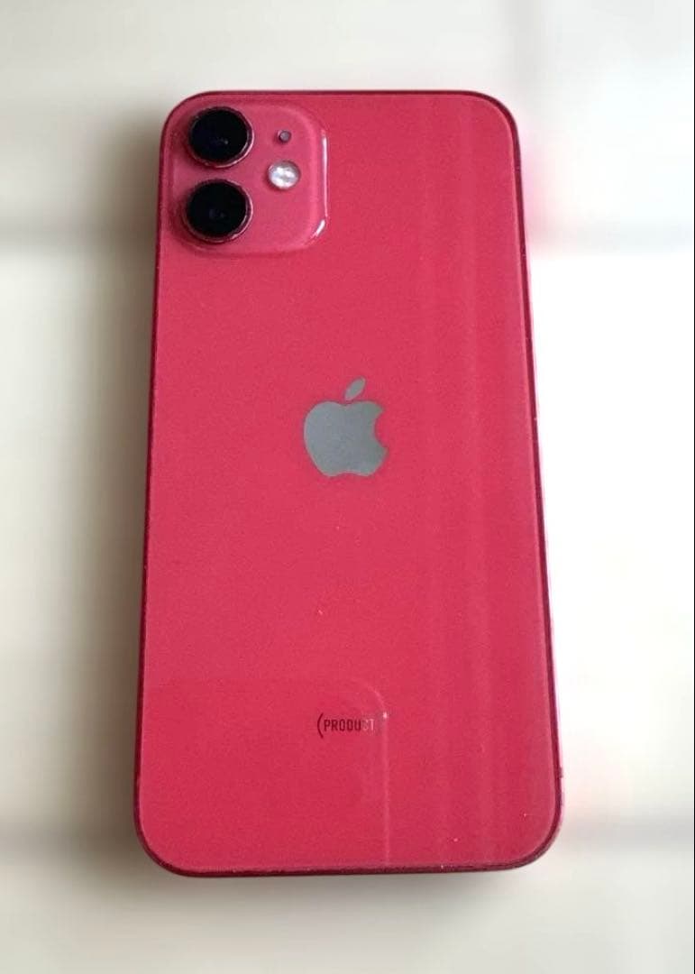 iPhone12 mini 64GB RED SIMフリー カメラ故障・ジャンク