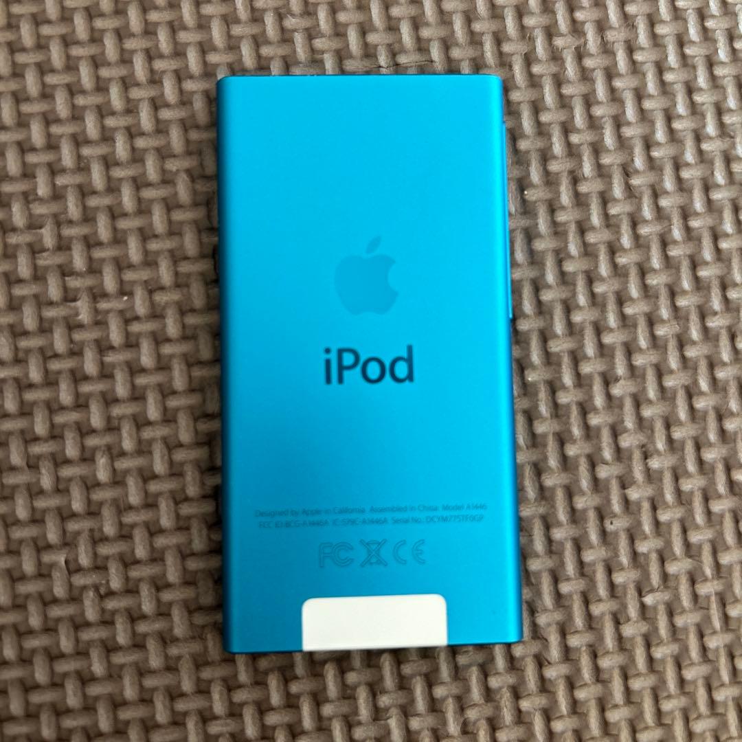 【美品】Apple iPod nano 7世代 16GBブルー