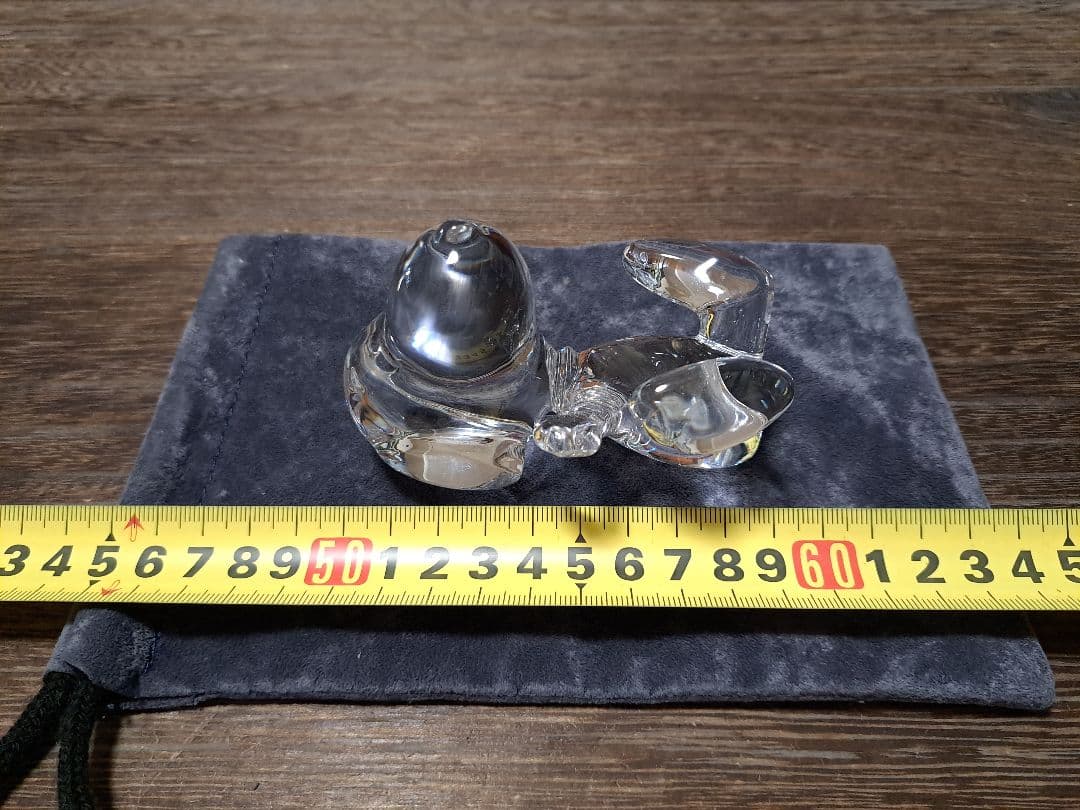 バカラ　baccara　クリスタル　スヌーピー　置物　オブジェ