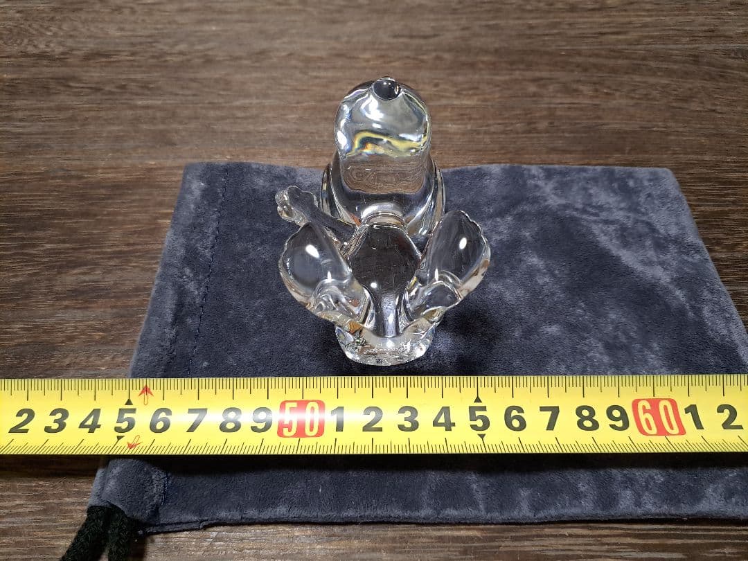 バカラ　baccara　クリスタル　スヌーピー　置物　オブジェ