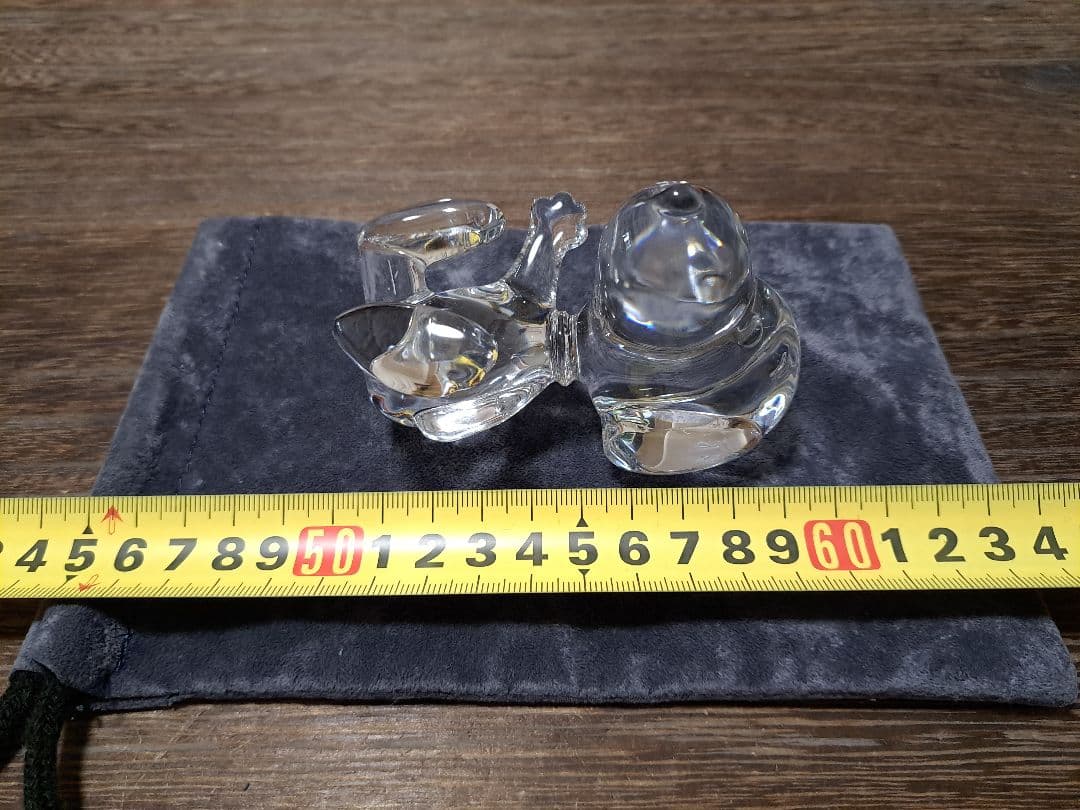 バカラ　baccara　クリスタル　スヌーピー　置物　オブジェ