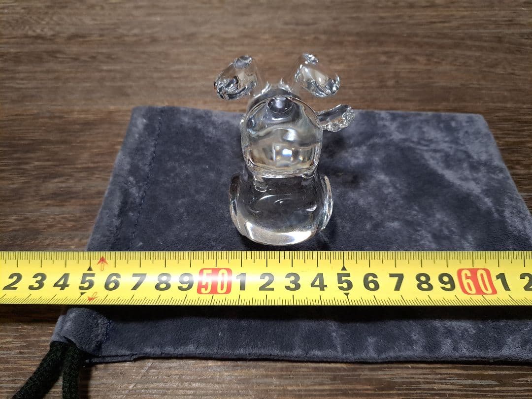 バカラ　baccara　クリスタル　スヌーピー　置物　オブジェ