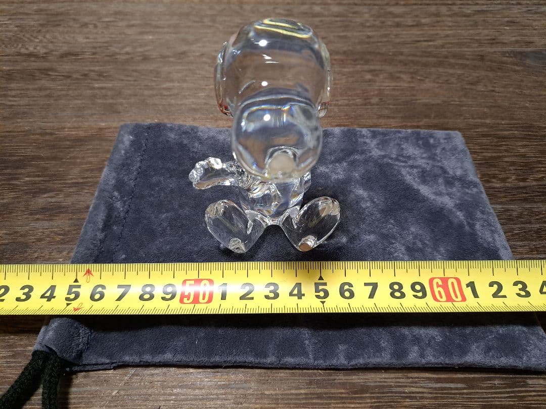 バカラ　baccara　クリスタル　スヌーピー　置物　オブジェ