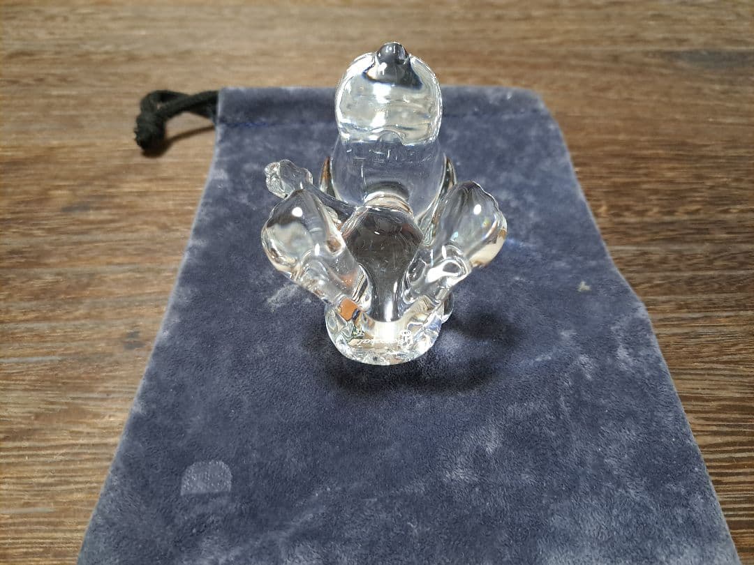 バカラ　baccara　クリスタル　スヌーピー　置物　オブジェ