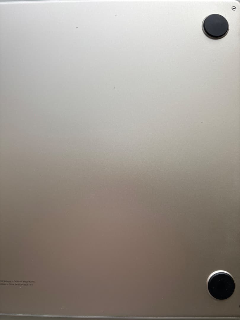 MacBook Air 15インチ M2 スターライト バッテリー98% 美品