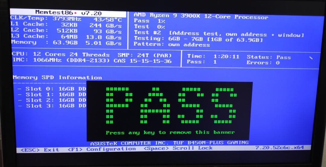 DDR4　32GB(16*2)　マイクロン　Ballistix