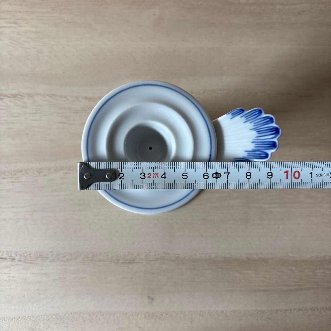 マイセン　キャンドルスタンド　ブルー　キャンドルホルダー