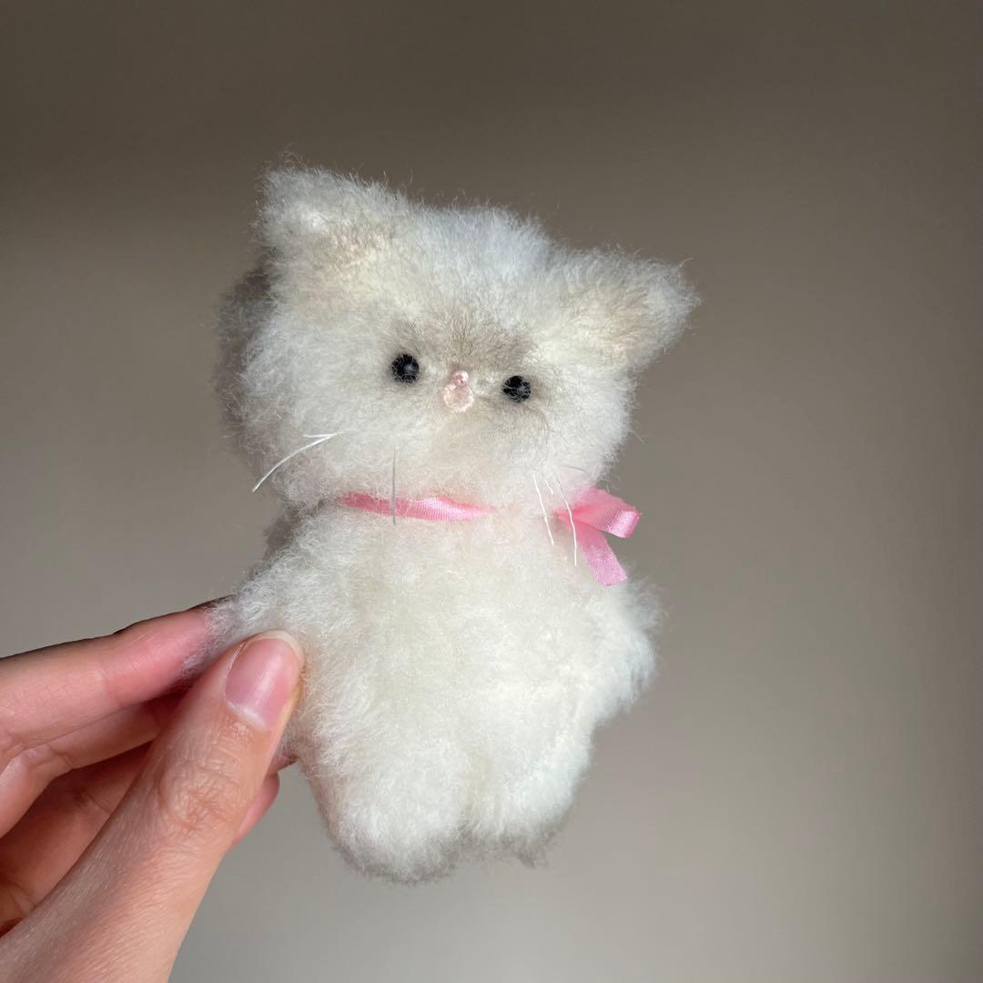 ラグドール　ちいさなネコ　猫　ぬいぐるみ　作家　テディベア　アートドール　39b