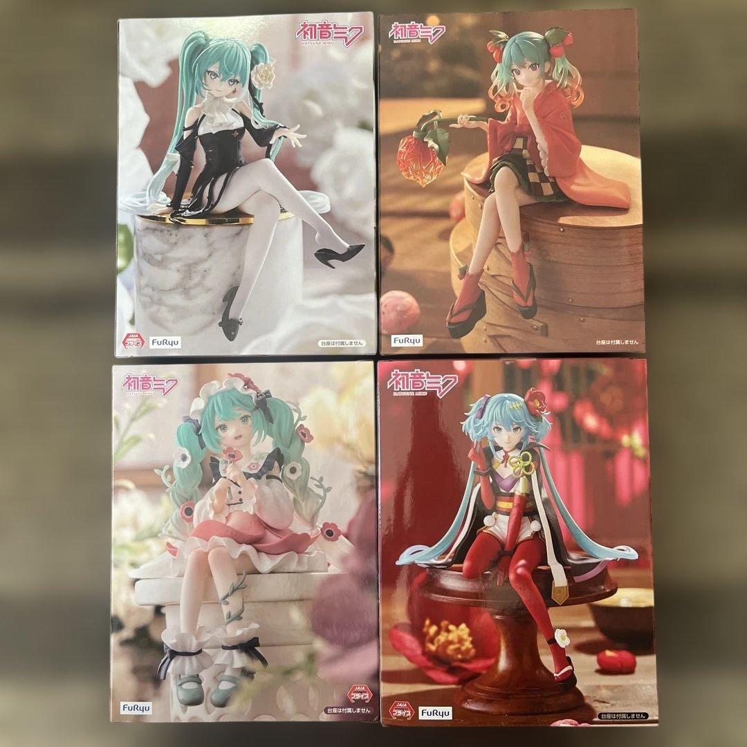 初音ミク ぬーどるストッパーフィギュア Flower Fairy 4点セット