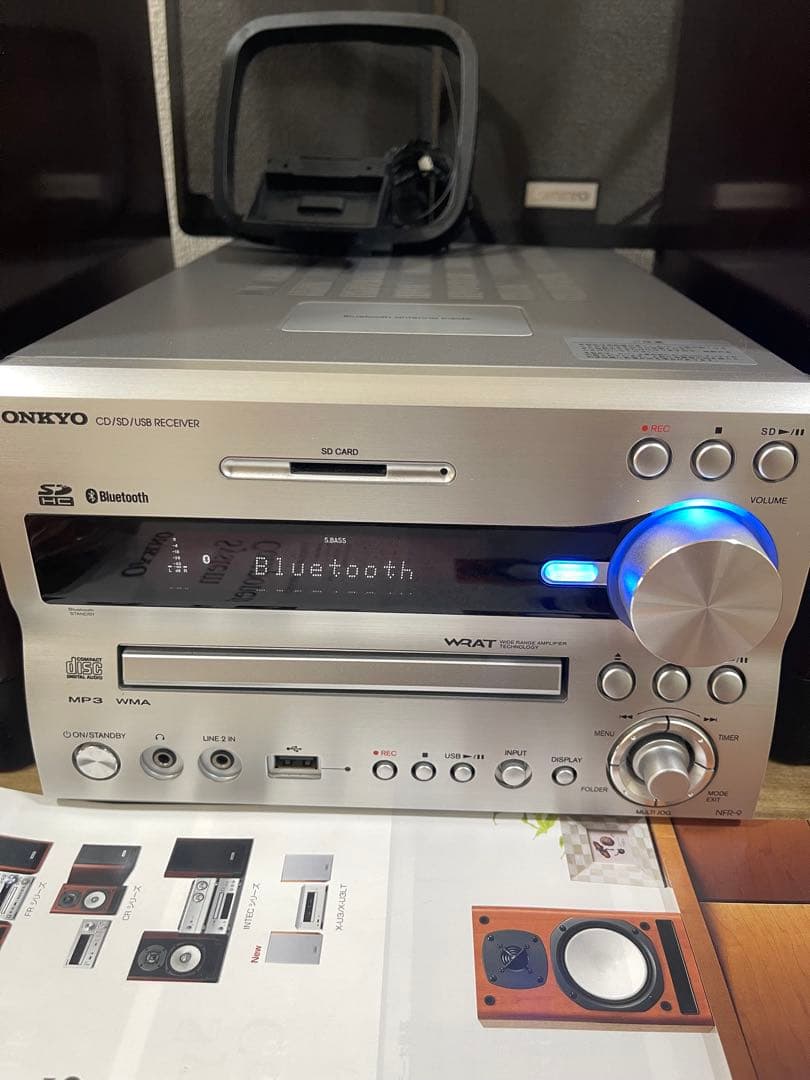 ONKYO NFR-9 スピーカーシステム(2台1組)D-NFR9(D)美品