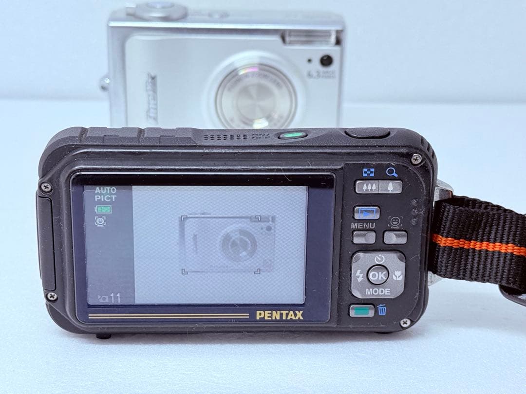 PENTAX Optio W90 動作確認済 防水コンデジ 耐衝撃 タフネス