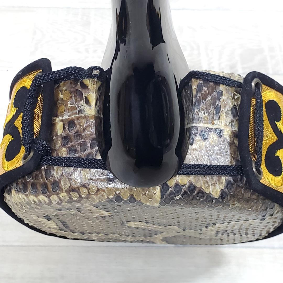 ル*ル様 ★三線★沖縄三味線★本革 ヘビ革 本皮 蛇皮★