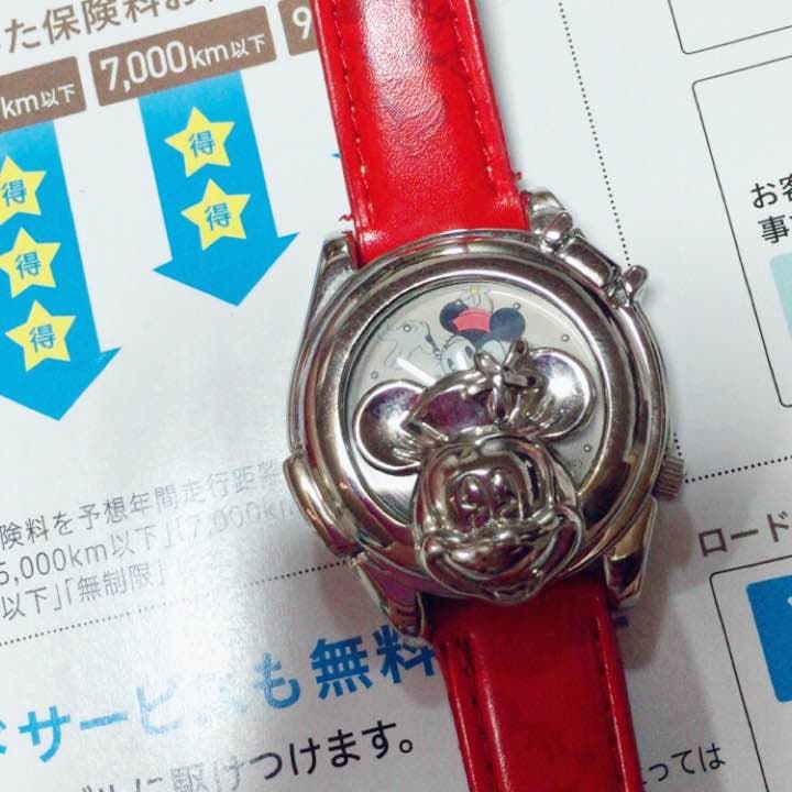 ミニーちゃんの腕時計