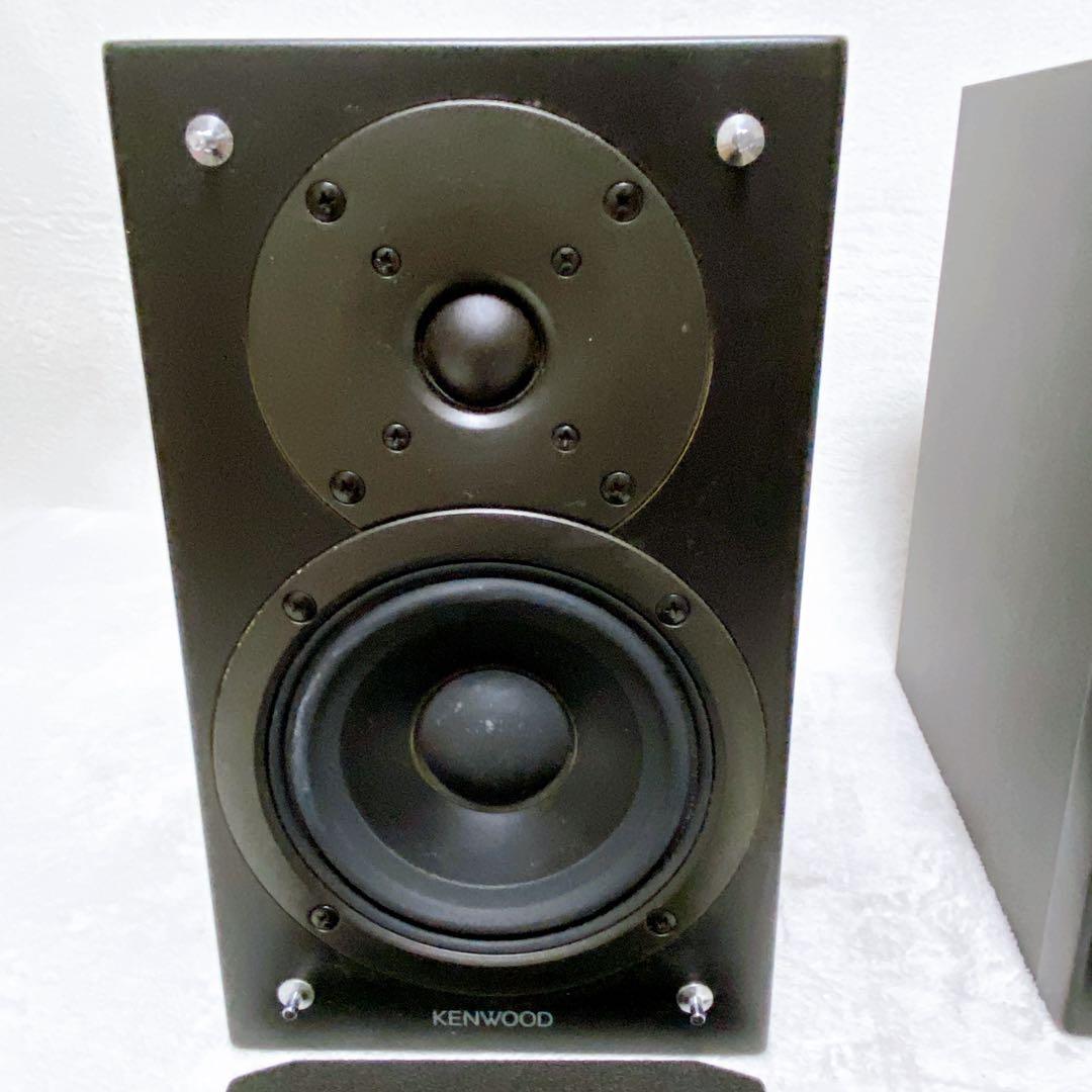 訳アリ　KENWOOD ケンウッド　ペアスピーカー　LS-K711-B　ブラック