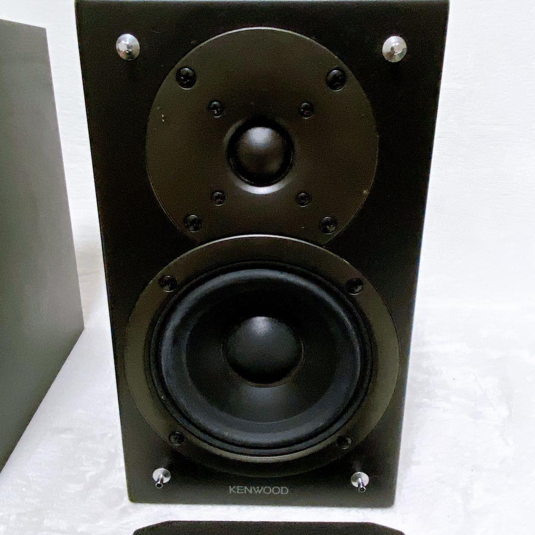 訳アリ　KENWOOD ケンウッド　ペアスピーカー　LS-K711-B　ブラック
