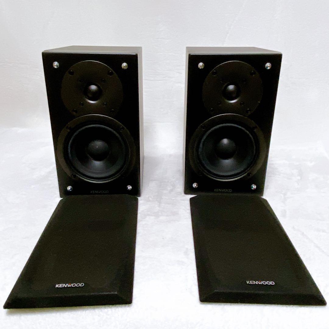 訳アリ　KENWOOD ケンウッド　ペアスピーカー　LS-K711-B　ブラック