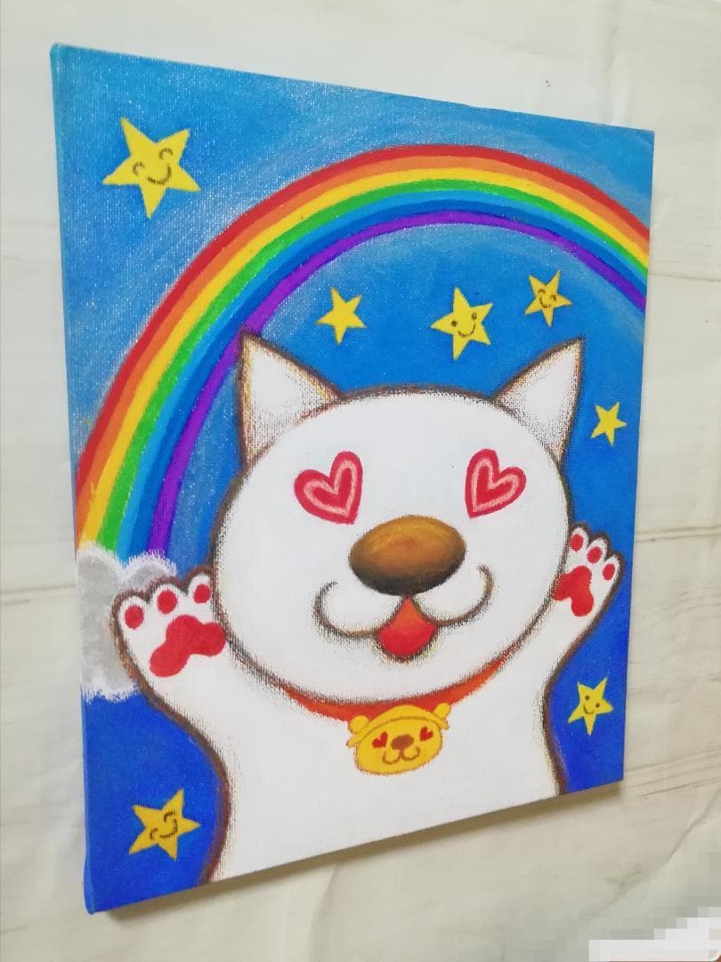 キャンバス【★の絵】アクリル画