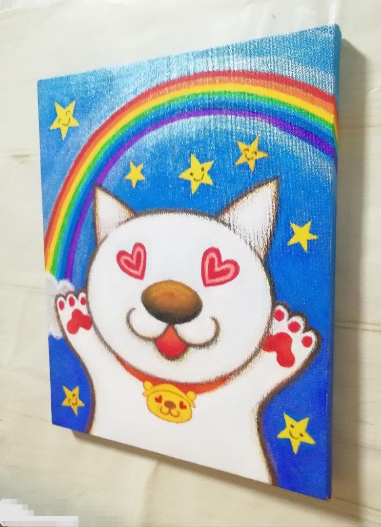 キャンバス【★の絵】アクリル画