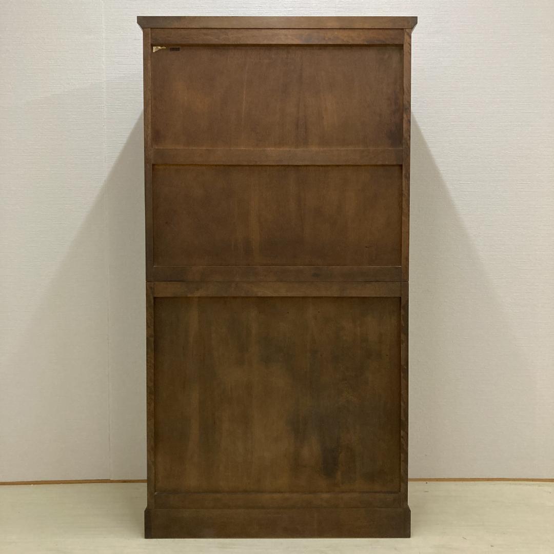 北海道民芸家具 食器棚 カップボード キッチンボード 無垢材 樺材 高さ170