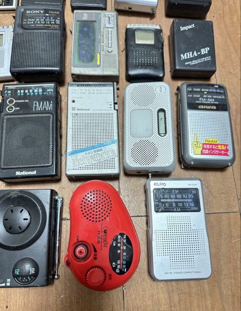 ラジオ ポケットラジオ Panasonic SONY National 33台