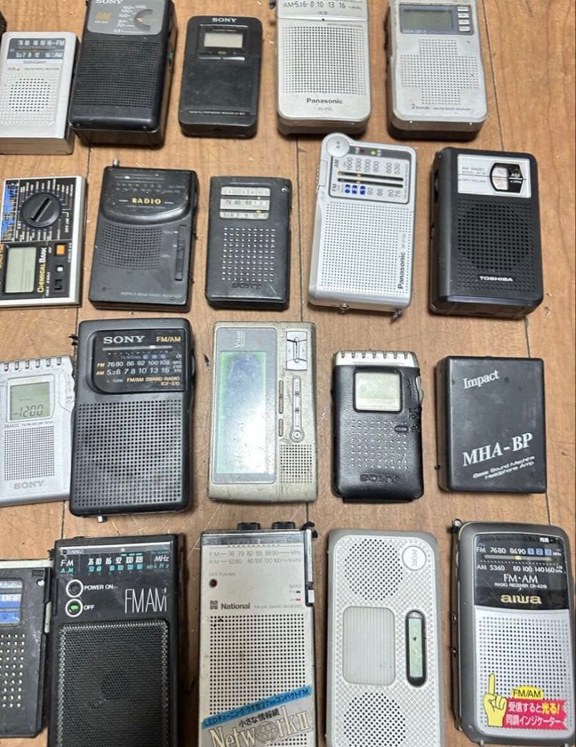 ラジオ ポケットラジオ Panasonic SONY National 33台