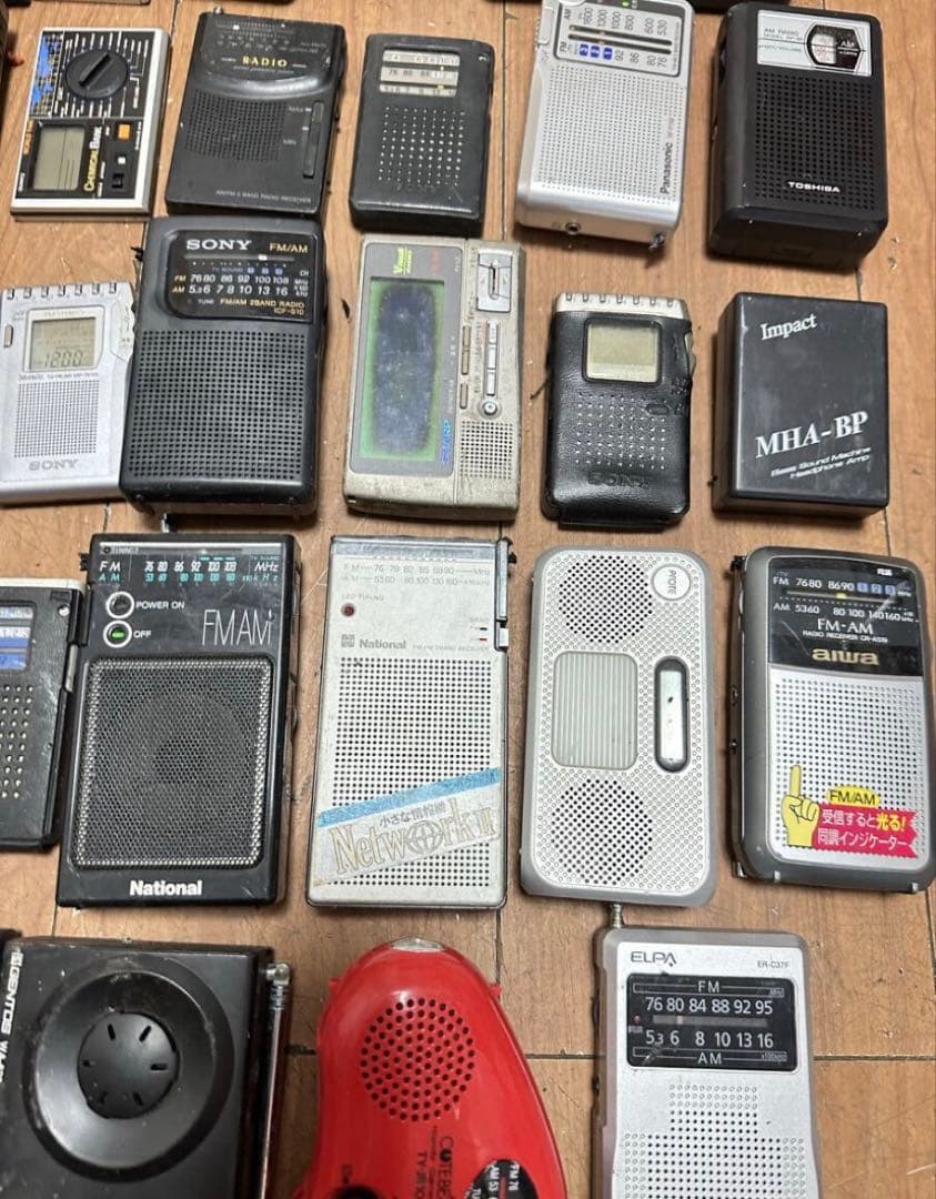 ラジオ ポケットラジオ Panasonic SONY National 33台